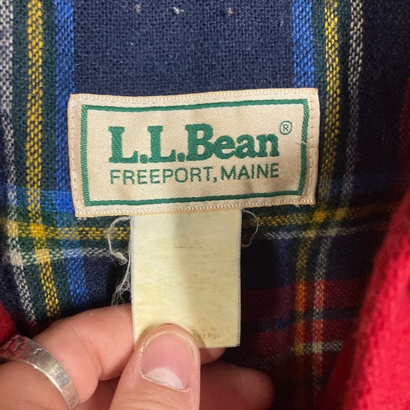 Vintage LL bean red wool duffle coat - Picture 2 of 2